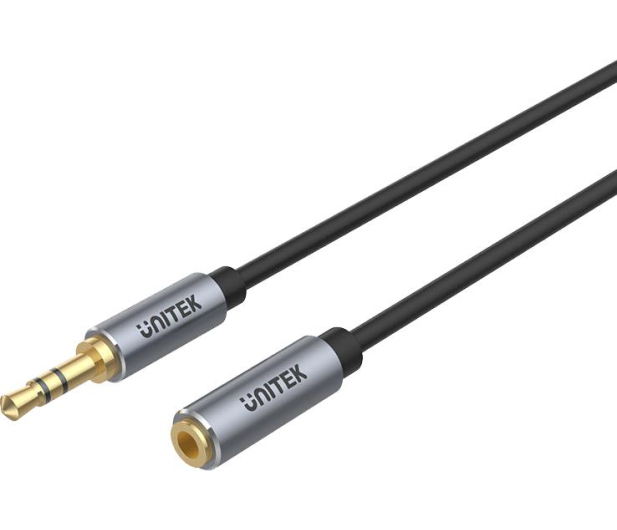 UNITEK Przedłużacz Jack 3.5mm - Jack 3.5mm 1m Y-C932ABK - 389328 - zdjęcie 2